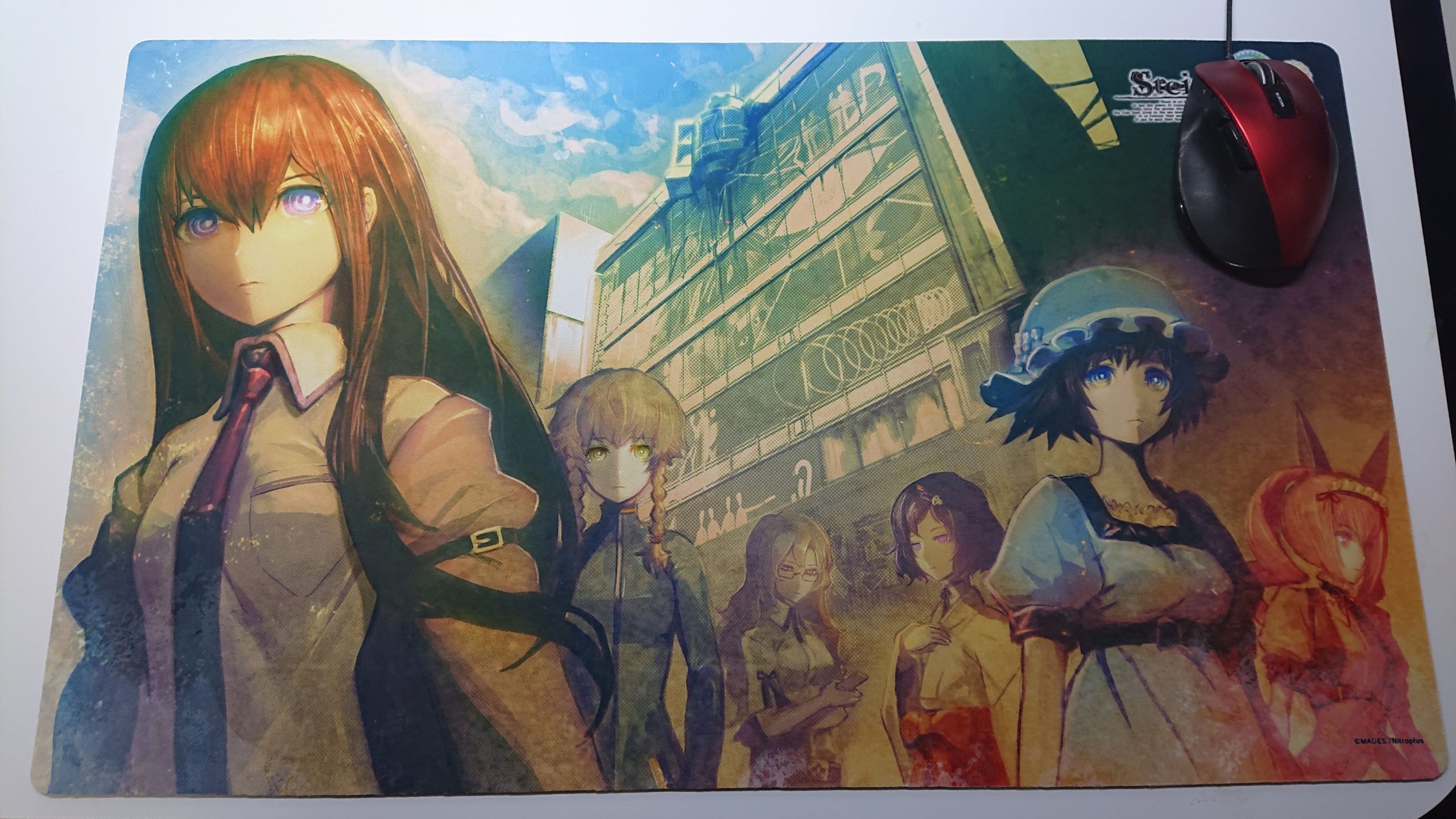 ゲームグッズ Steins Gate ラバーマット モバイルバッテリー Y A S