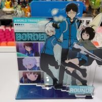 【アニメグッズ】ワールドトリガー ジオラマアクリルスタンド/クリアファイル　レビュー