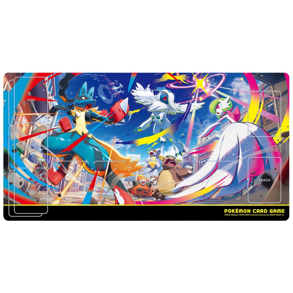 海外公式 メガサーナイトプレイマット　orlandostaff official メガサーナイト 色違い 海外 公式 プレイマット ポケモンカード